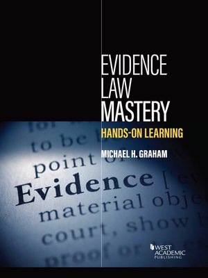 cover image of Evidence Law Mastery, Hands-on Learning